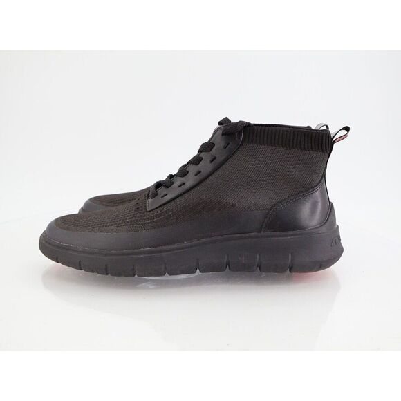 Cole Haan Generation Zerogrand High Top Black Knit/Mattie Men’s Size 7.5 Sneaker - Picture 4 of 11